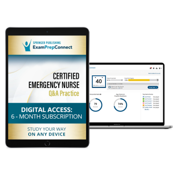 Certified Emergency Nurse Q&A Practice (Digital Access: ExamPrepConnect) image